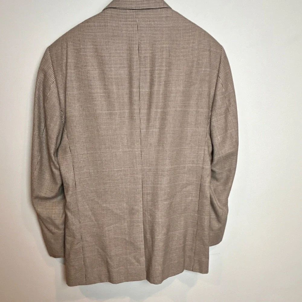 Jos. A. Bank Black‎ White Houndstooth Blazer Classic Business Fit 40R